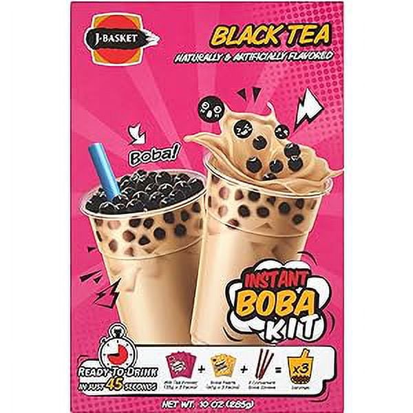 J-Basket Instant Boba Bubble Pearl Milk Tea Kit Variety