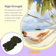 thumbnail image 3 of Nylon Rope Mesh Net Hammock Sleeping Children's Swing Chair Hanging Bed Garden Outdoor For Home Adults Camping Picnic Dark Green, 3 of 10