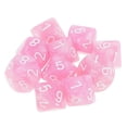 thumbnail image 2 of 10 Uds. Dados De 10 Lados D10 Dados Poliédricos Para Juego De Mazmorras Y Dragones Rosa Sunnimix  Dados poliédricos, 2 of 7