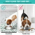 thumbnail image 4 of Pet Feeding Mat with Artistic Floral and Wildflower Design, Durable Waterproof Absorbent Dog Food Mat Non-Slip, 4 of 7