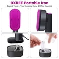 thumbnail image 3 of Steamer for Clothes, 2 in 1 Clothes Steamer Handheld, Travel Iron, 6-Level 1200W Steam Iron with LED Display, 15s Heat Up, 190ml Detachable Water Tank, Suitable Home and Travel, 120V, 3 of 7