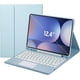 thumbnail image 1 of Funda con teclado táctil para Samsung Galaxy Tab S10+ Plus/ S9 FE Plus/Galaxy Tab S9+ Plus de 12,4", con portalápices - Teclado Bluetooth táctil magnéticamente desmontable, 1 of 7