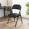 thumbnail image 7 of Inolait Padded Seat Metal Folding Chairs, 4 Pack, Black, 7 of 7