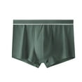 thumbnail image 2 of HVOBTTY Mens Casual Comfty Underpants, Plus Size Daily Briefs for Men, Men's Plus Size Soft Solid Color Breathable Comfortable Underpants Green, XXXXL, 2 of 3