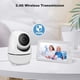 thumbnail image 4 of Monitor de Vídeo para Bebés de 5 Pulgadas Audio Bidireccional Interior Vigilancia para Madres e Hijos 2,4G Mini Cámara de Seguridad para el Hogar PTZ, 4 of 5