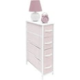 thumbnail image 2 of Sorbus Narrow Dresser Tower with 4 Drawers - Vertical Storage for Bedroom Pink, 2 of 6