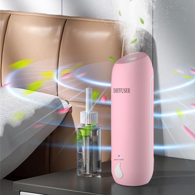 Feltree Portable Essential Oil Diffuser for Commercial Use, Biomimetic Vertical Mist System with 3-Stage Timer Adjustment, Home/Hotel Silent Aromatherapy