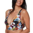 thumbnail image 3 of Bar III Womens Printed Adjustable Bikini Swim top, 3 of 4