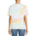 thumbnail image 3 of MTV Juniors’ Tropical Print Tie Dye T-Shirt, 3 of 5
