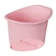 thumbnail image 3 of Cubo de baño infantil, Cubo para ducha de bebé, asiento de baño vertical, bañera de bebé con fondo antideslizante, bañera infantil para niños recién años Rosa, 3 of 10