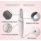thumbnail image 3 of Electric Foot File, Foot Callus Remover With 2-speed Adjustment Usb Rechargeable 2 Roller Heads, Efficient Feet File For Dead Skin Removal And Smooth5, 3 of 5