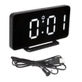 thumbnail image 3 of Verdant Touch L E D Espejo Electrónico Reloj Digital Espejo Despertador 5V Doble Alarma Función de Snooze Espejo LED Reloj Electrónico para Decoración del Hogar Dormitorio, 3 of 14