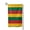 Square, variant on Lithuanian Flag Double Sided Garden Flag for Indoor Outdoor Decorations 12.5 * 18 Inches Square