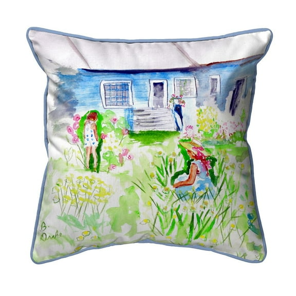 Betsy Drake Interiors Front Yard Garden Small Pillow 12x12