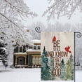 thumbnail image 3 of Newhomestyle Christmas Garden Flag, Jesus Cardinals Slogan Holiday Winter Farmhouse Yard Outdoor Decoration 12x18 Inch, 3 of 7