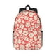 thumbnail image 1 of Easygdp Beige Flowers Mochila Ligera de 15 Pulgadas para Estudiantes, Mochila Cómoda para la Escuela y Viajes, Correas Ajustables, 1 of 6