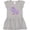 AC-Heather Grey, variant on Inktastic Cute Purple Hippo Girls Baby Dress