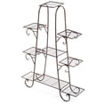 thumbnail image 3 of 9 Potted Metal Plant Stand - Indoor Outdoor Multiple Flower Pot Holder Shelf Plant Stander Plant Holder Plant Storage Stand for Patio Garden Corner Balcony Living Room, 3 of 10