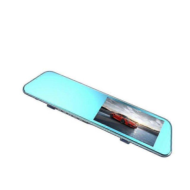 Front and rear dual channel driving recorder 5.0 inch IPS 2.5D touch screen 1080p HD driving recorder with night vision car camera recording DVR