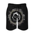 thumbnail image 2 of Tool Band Men's Swim Trunks Board Shorts Drawstring Elastic Waist Quick Dry Swimsuits Beach Shorts with Pockets M, 2 of 8