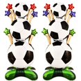 thumbnail image 1 of Juego de globos de fútbol YOUDICT, lámina autoportante, 46 x 22 pulgadas, 2 unidades, 1 of 7