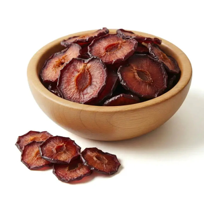 NY SPICE SHOP Dried Red Plums - 3 Pound - Sweet California Sun Dried Plums - Sweetened Red Plums - Dried Plum Halves - Soft Red Plum Pieces