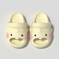 thumbnail image 2 of Djtdsds Kids Shark Slide Sandals Soft Non- Shoes Color:Yellow,Size:12-18 Months, 2 of 4