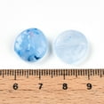thumbnail image 4 of Transparent Acrylic Beads Flat Round Two Tone Light Sky Blue 14x14x5~5.5mm Hole: 1.8mm 714pcs/500g, 4 of 4