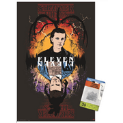 Netflix Stranger Things: Season 2 - Eleven Flip Wall Poster with Push Pins, 14.725" x 22.375"