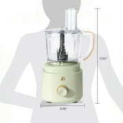 Beautiful 10-Cup Food Processor with Accessories, Sage Green by Drew Barrymore