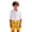 Orange, variant on Lovzfmll Little Boy's Shorts, Funny Print Elastic Waist Pocket Shorts, Bermuda Length Lounge Outfits for 5-6 Years
