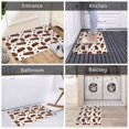 thumbnail image 6 of Front Door Mat Indoor Outdoor Outside Entrance - 16*24in Washable Chocolate Pattern No.9042 Thin Bathroom Rugs Fit Under Door, Bath Rugs for Bathroom, Kitchen Rugs Mats for Floor, 6 of 6