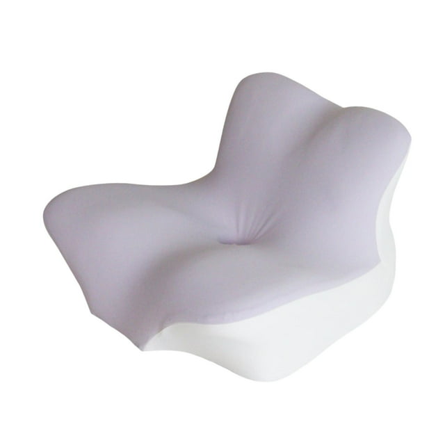 Almohada Cervical Soporte para el Cuello Ergonómico Multifuncional Cómodo Equipo Violeta