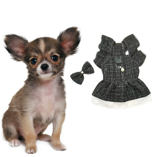 SIfdSeng Pet Clothes for Large Dogs Male Small Fragrant Dog Clothes Spring and Autumn Small Dog Teddy Pet Clothing Skirt Dog Clothes Medium Sized Dog Girl Dog Clothes for Small Dogs