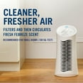 thumbnail image 4 of Febreze Mini Tower Air Purifier with Dual-Action HEPA-Type Filter, FHT180W, White, 4 of 11