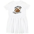 thumbnail image 3 of Inktastic Football Like a Girl Girls Toddler Dress, 3 of 5