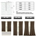 thumbnail image 3 of Wisewater 2 Panels Velvet Curtains Grommet Curtains Luxury Drapes, Light Blocking Curtain, Coffee, 52x84 inch, 3 of 10