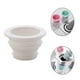 thumbnail image 3 of Tapón de sellado de silicona para desagüe de lavandería, baño, alcantarillado, antiolor blanco, 3 of 8