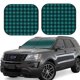 thumbnail image 1 of Fotbe Teal On Black Plaid Juego de 2 Piezas de Parasoles para Parabrisas | Bloqueador Solar para Auto | Accesorios Plegables para Protección Solar Interior-Large, 1 of 6