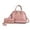 CRC Pink, variant on Frida Vegan Leather Women's Satchel Bag & Wristlet Wallet, Stylish Top-handle Purse Handbag 2 pcs by Mia K - Red
