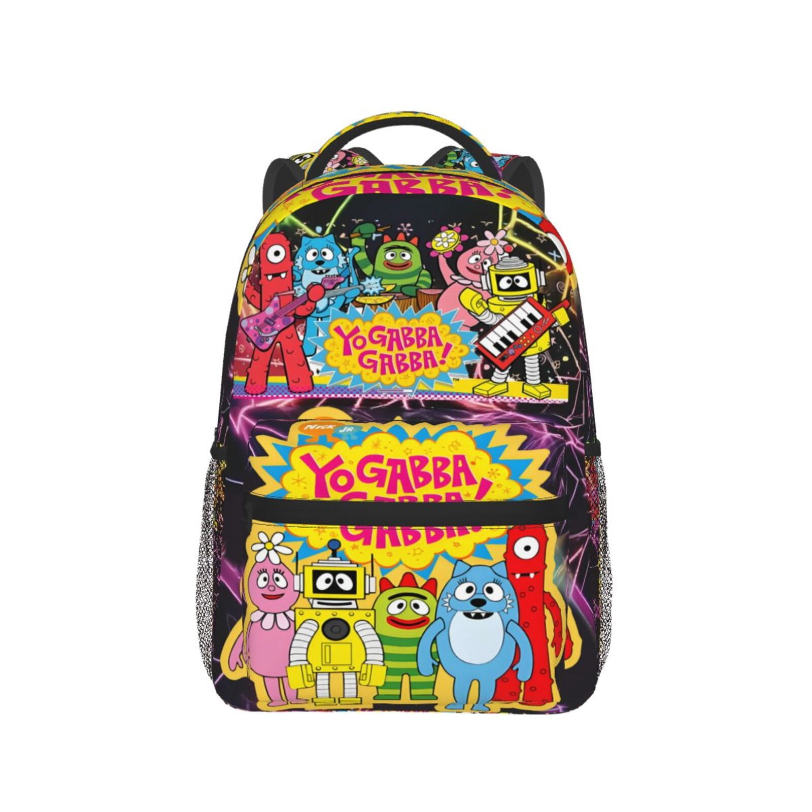 Yo Gabba Gabbaland Backpack Lightweight Bookbag Casual Daypack For Women Men Travel Laptop Bag Multifunctional Bag