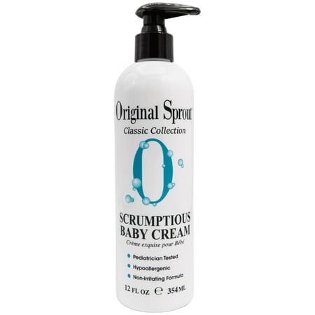 UPC: 0180551000398 | Original Sprout Classic Scrumptious Baby Cream 100% Vegan Moisturizing Sensitive Skin Children and Adults 12oz Bottle