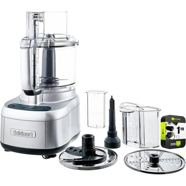 Cuisinart FP-11SVP1 Elemental 11 Cup Food Processor Silver Bundle with 1 YR CPS Enhanced Protection Pack
