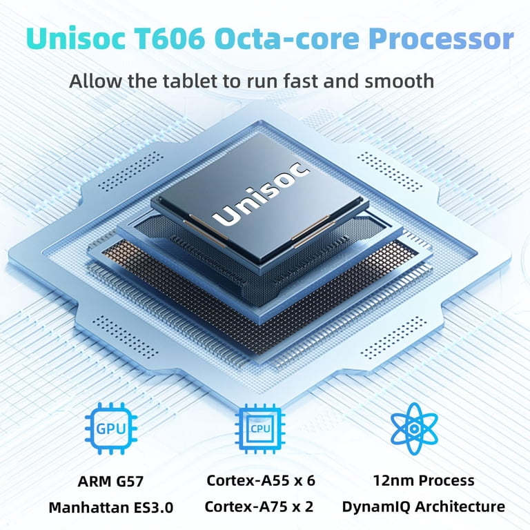 Android Tablet, 10 inch Android 15 Tablet with Octa-Core Processor