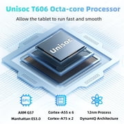 Android Tablet, 10 inch Android 15 Tablet with Octa-Core Processor, 12GB RAM 64GB ROM 2TB Expand, 1280x800 HD Touchscreen, GPS, WiFi 5, Dual Camera, BT5.0, 6000mAh, Widevine L1 (Black)