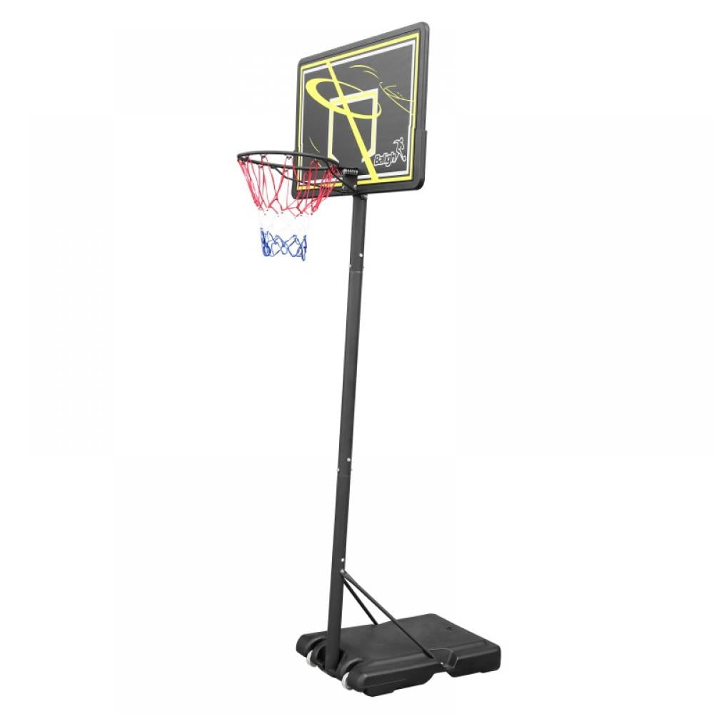 In Ground Basketball Hoop Shatterproof Adjustable Weather Resistant Sport 44" 