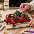 thumbnail image 6 of DIY Christmas Pearl Diamond Painting Art Kit, 3D Pearl Beads Art Craft for Adults Beginners, Holiday Diamond Painting Wall Decor with Frame, Multiple Sizes Available, 6 of 6