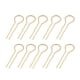 thumbnail image 4 of 10 horquillas en forma de U para el pelo ondulado, de aleación, para mujeres y niñas (doradas), 4 of 7