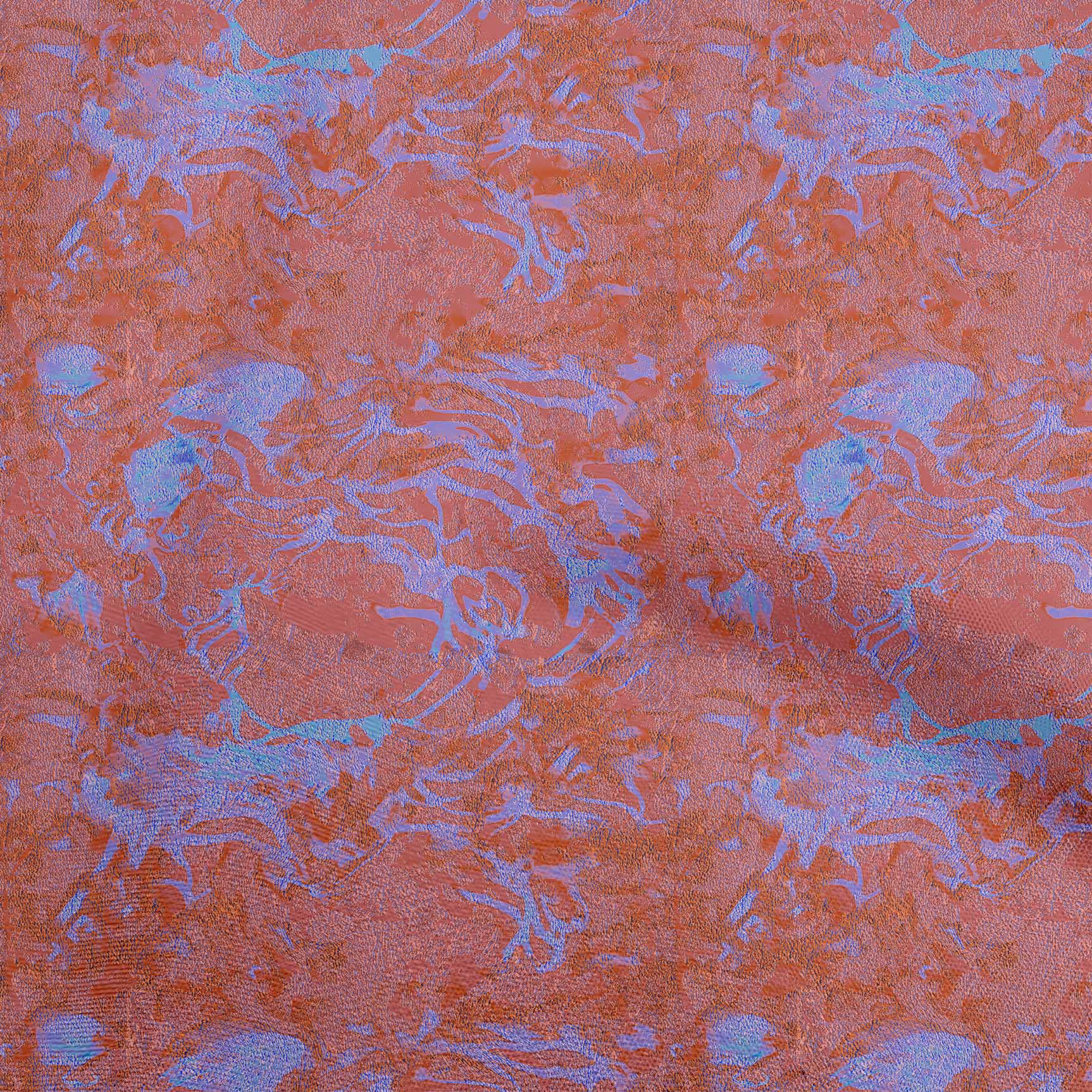 oneOone Cotton Silk Orange Fabric Abstracts Sewing Fabric by The Yard  Printed DIY Clothing Sewing Supplies 42 Inch Wide-19