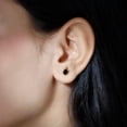 thumbnail image 4 of Rosec Jewels Turtle Stud Earrings with Oval Cut Black Onyx for Women (AAA Quality), 18K Yellow Gold, 4 of 6
